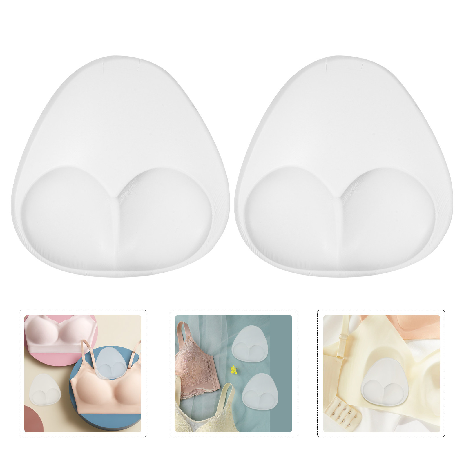 Push Up Bra Silicone - 1 paire de coussinets de soutien-gorge