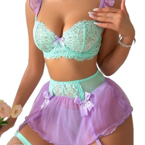 Lace Bralette Set - Ensemble de lingerie sexy en dentelle