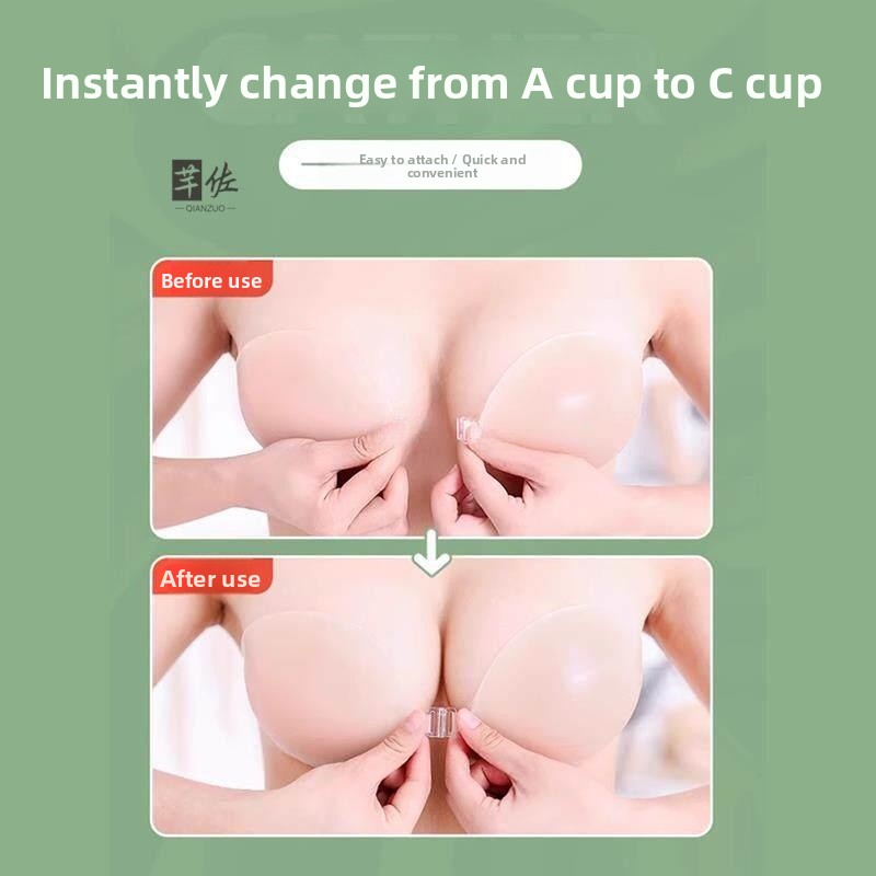 Push Up Bra Silicone - Soutien-gorge invisible en silicone pour femmes,