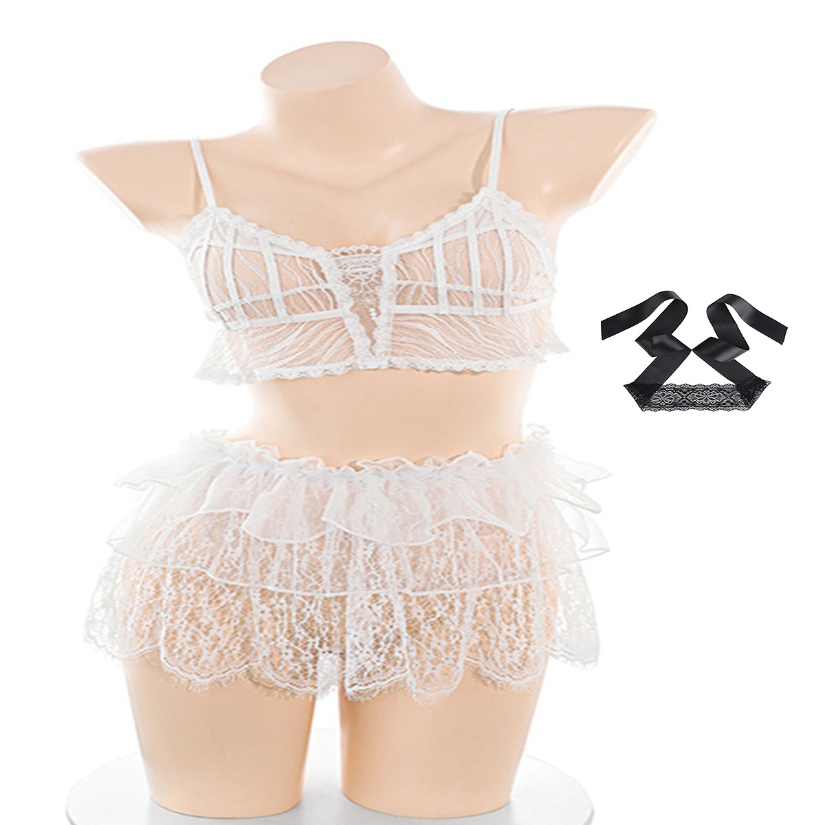 Lace Bralette Set - LISM Ensemble de lingerie en dentelle