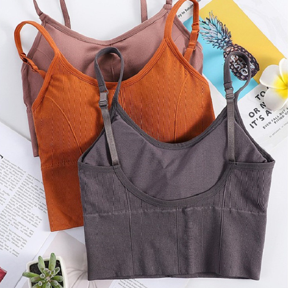 Sports Bra Racerback - Soutien-gorge de yoga sans fil, sans