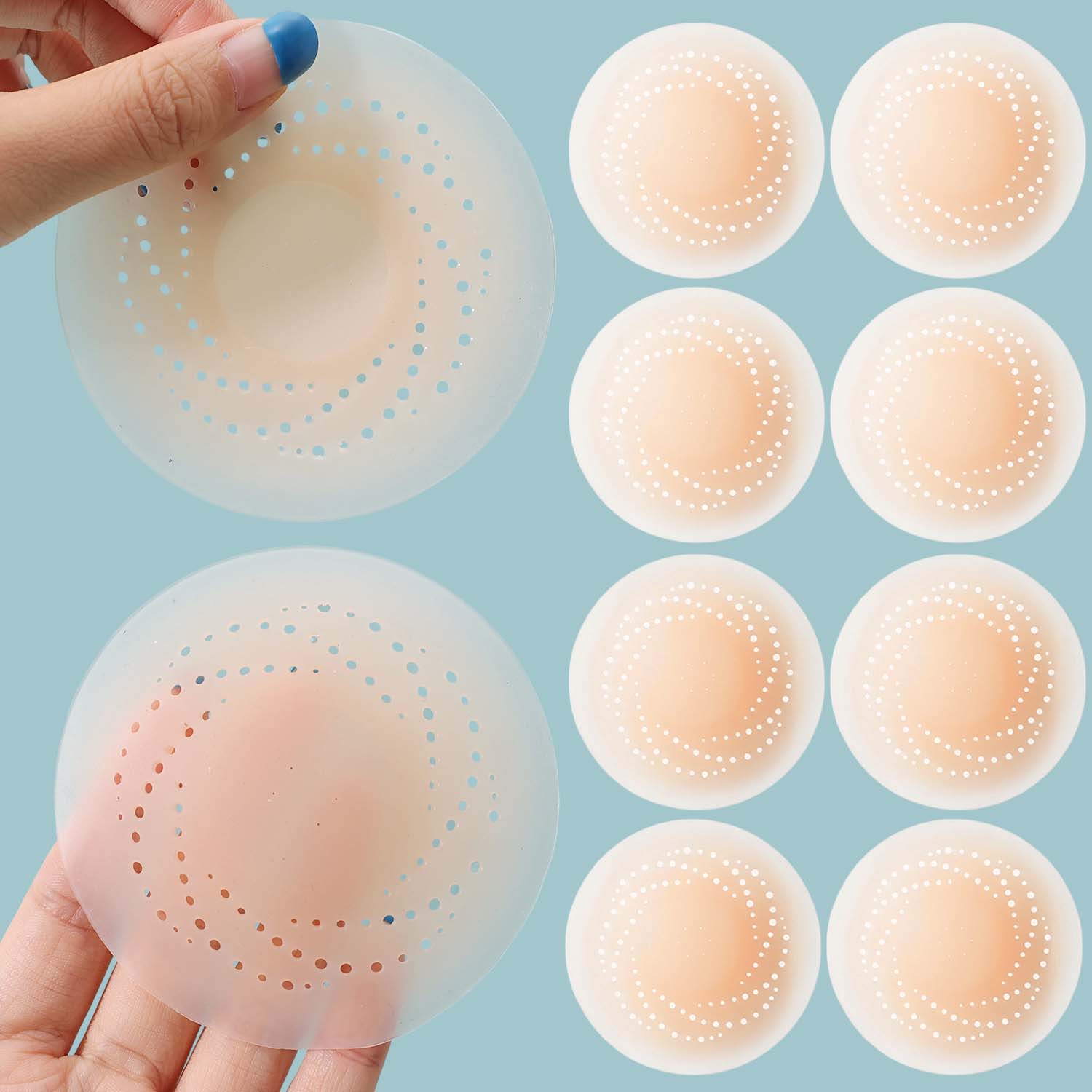 2-10 pièces Cache-tétons en si - Strapless Bra Adhesive avis et prix