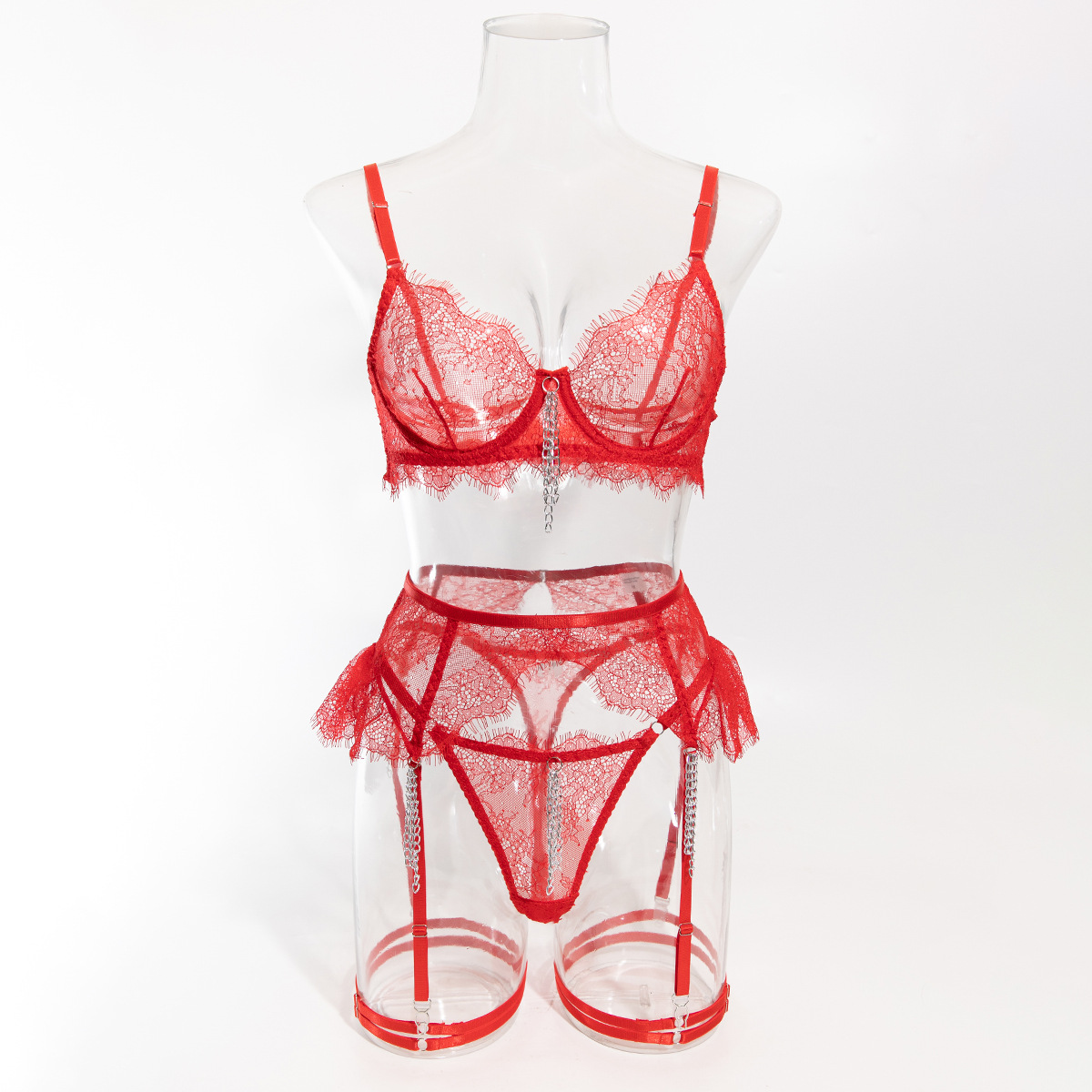 Ensemble de lingerie gothique  - Sheer Bra Lace avis et prix