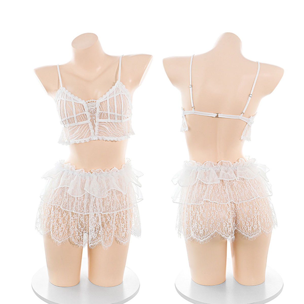 LISM Ensemble de lingerie en d - Lace Bralette Set avis et prix