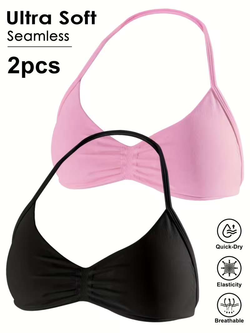 Lot de 2 débardeurs de sport s - Sports Bra Racerback avis et prix