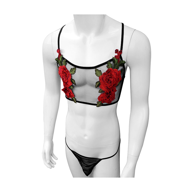 Ensemble de Lingerie Sexy brod - Sheer Mesh Bra avis et prix